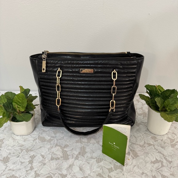 kate spade Handbags - Kate Spade Black Leather Bag